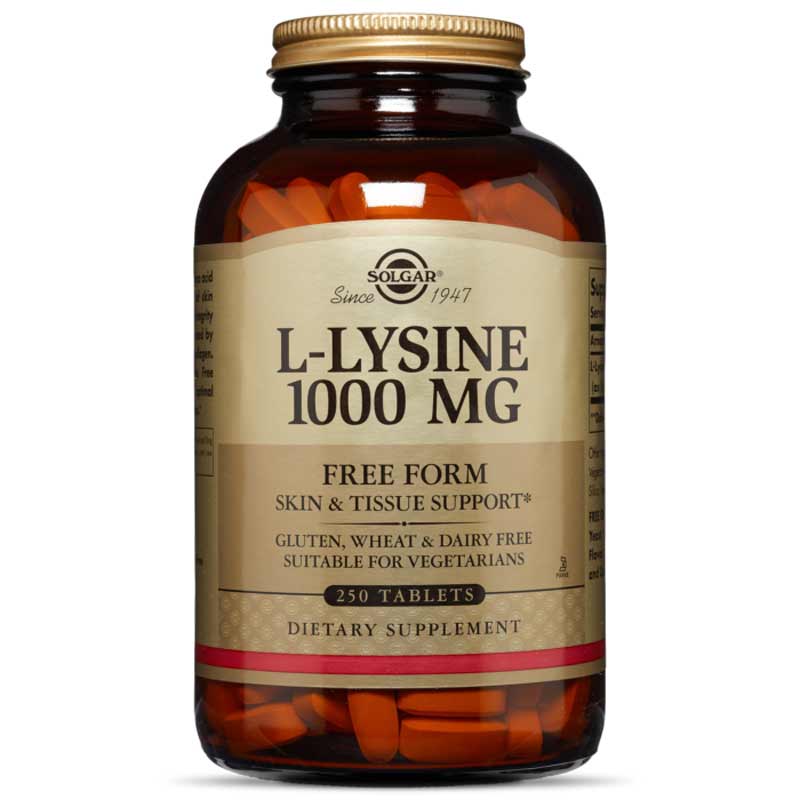Solgar L-Lysine 1000 Mg 250 Tablets