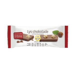 EASIS Lys Chokoladebar m. Nødder - 24 g