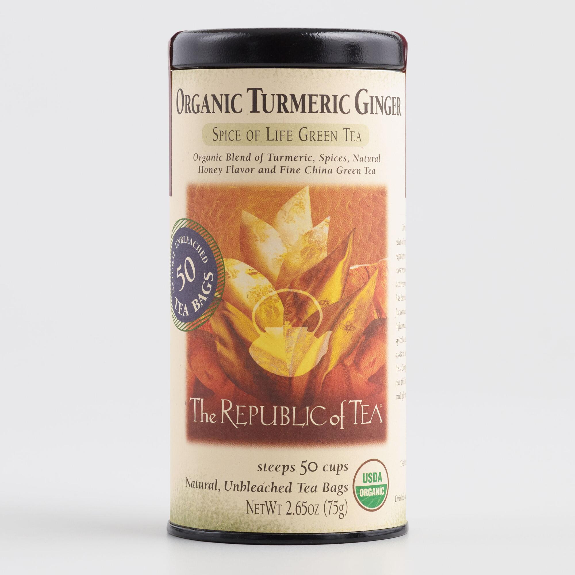 The Republic Of Tea Turmeric Ginger Green Tea 50 Count by World Market