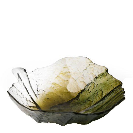 Målerås Glasbruk - Folia Skål Ø18 cm Grön