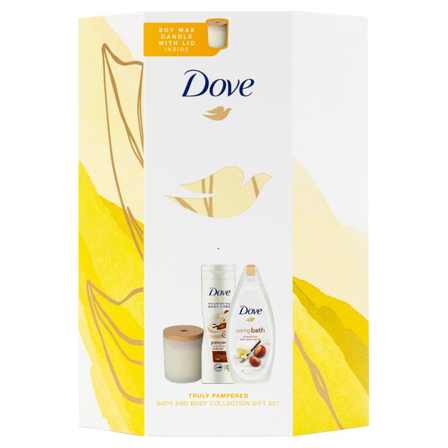 Dove Nourishing Secrets Rituals Bath & Body Gift Set With Candle