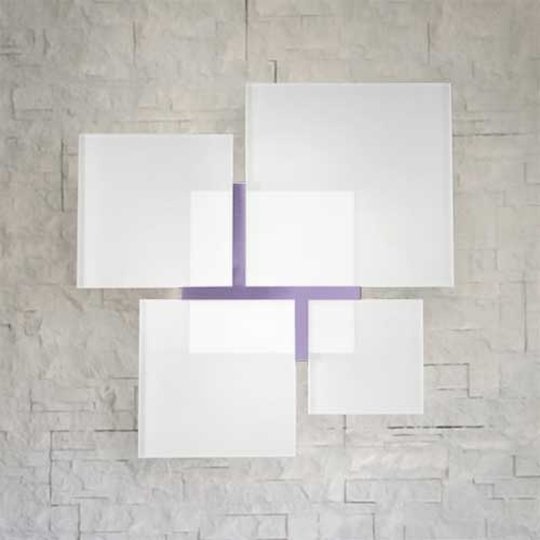 Seinävalaisin QUADRIFOGLIO 8050, violetti, 36 cm