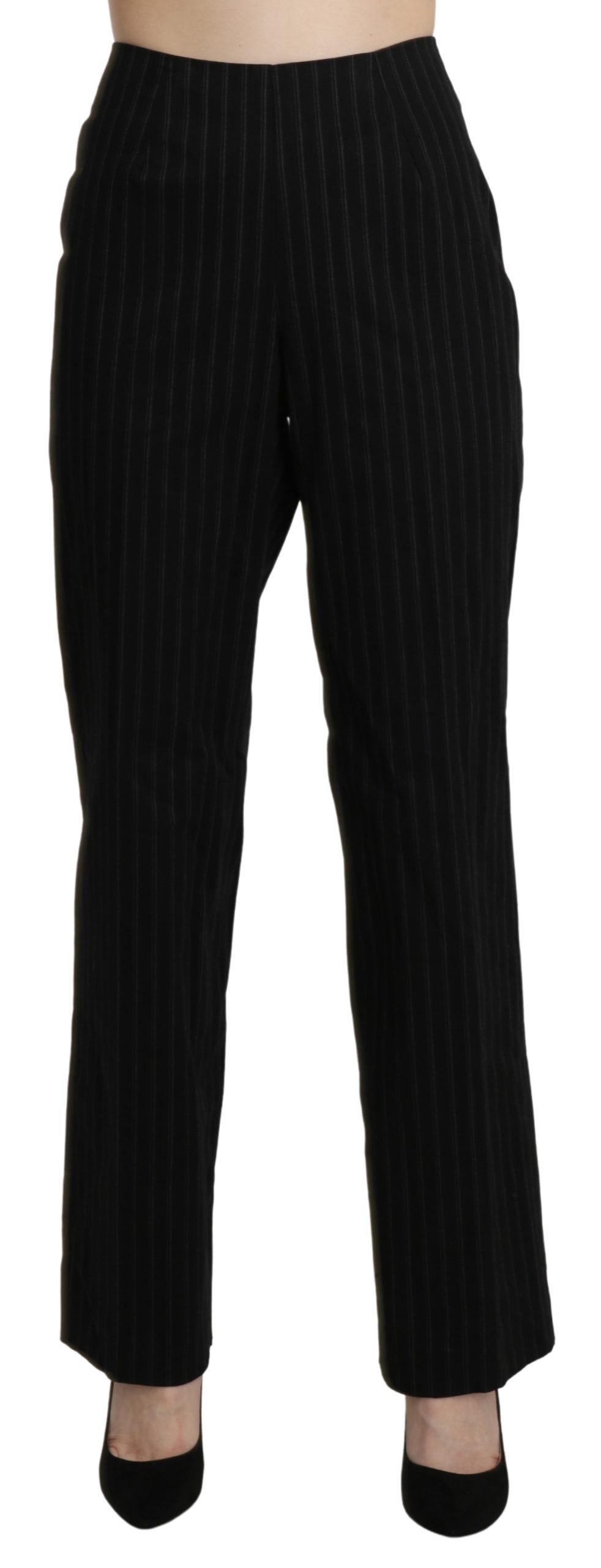 BENCIVENGA Women's High Waist Straight Trouser Black PAN71360-48 - IT48|XXL