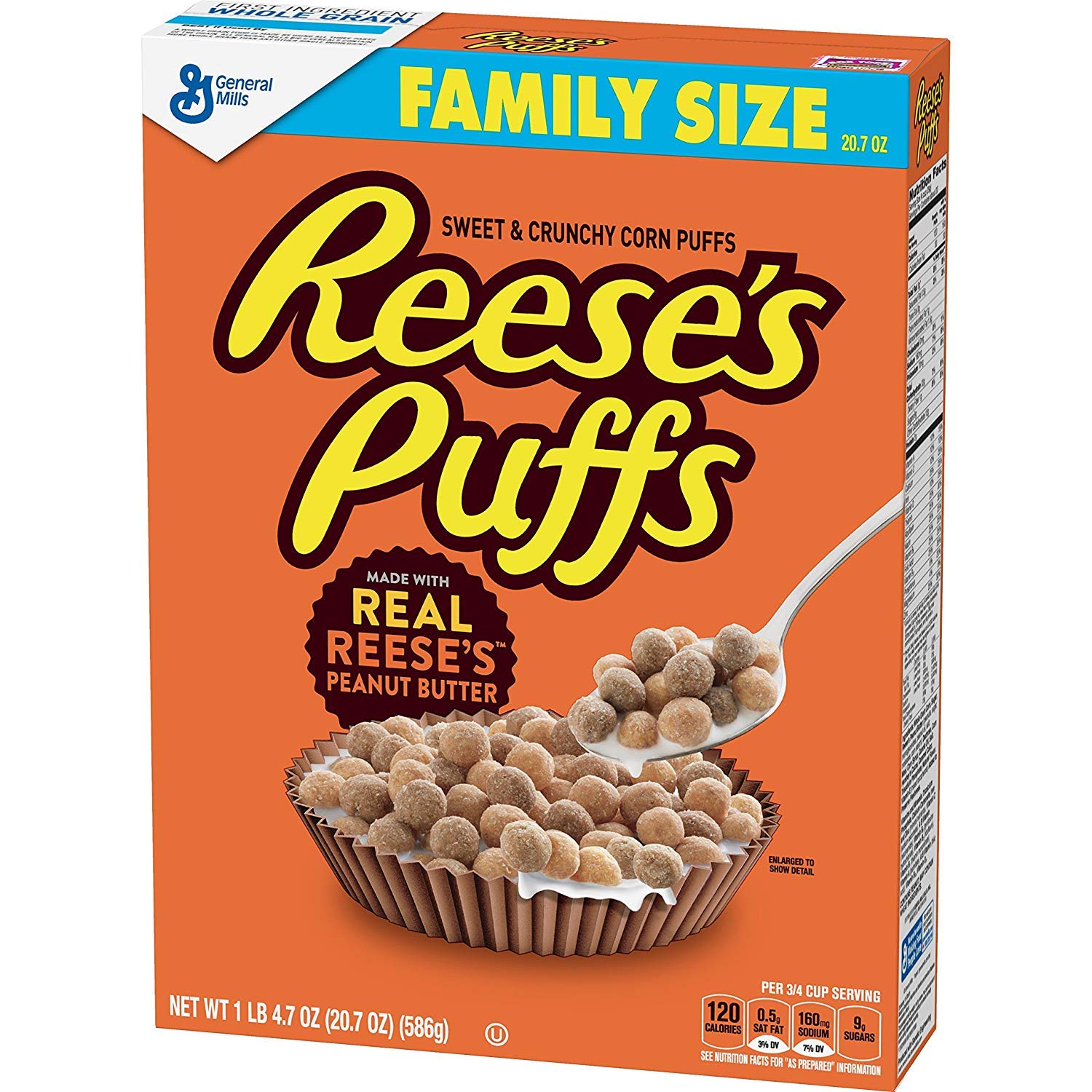 Reeses Puffs Cereal 586g