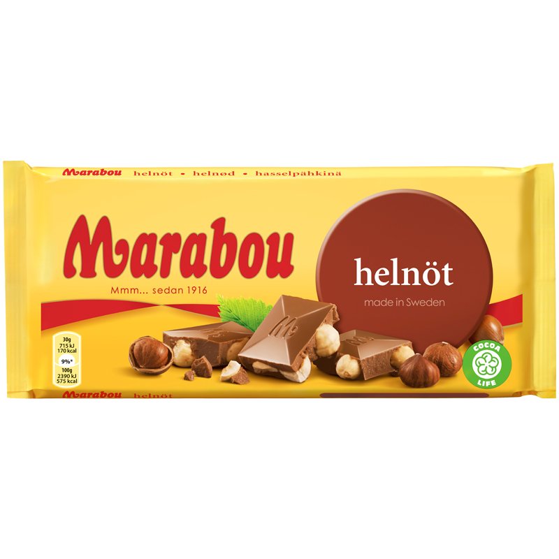 Marabou Chokladkaka Helnöt - 25% rabatt