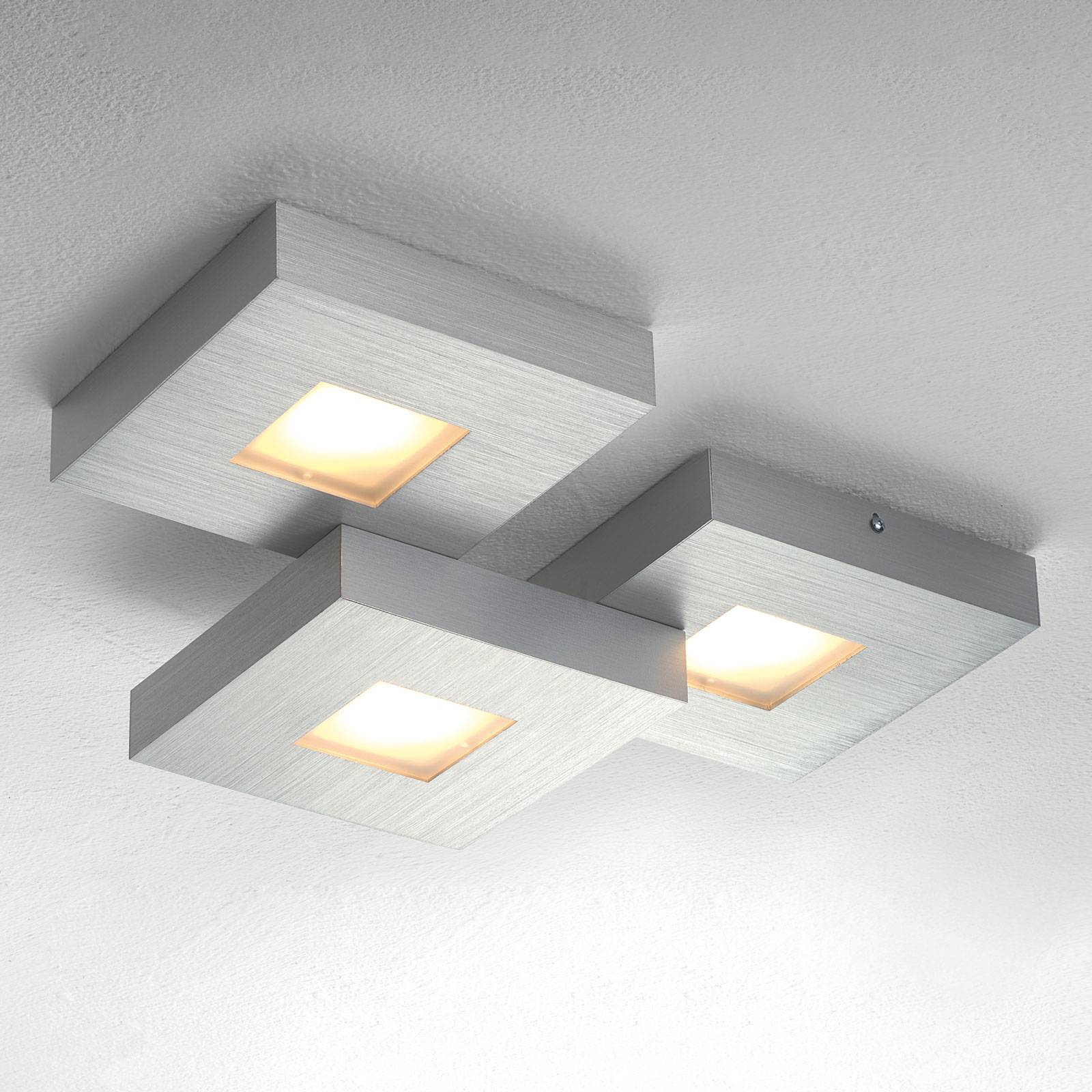 Cubus – kolmilamppuinen LED-kattovalaisin