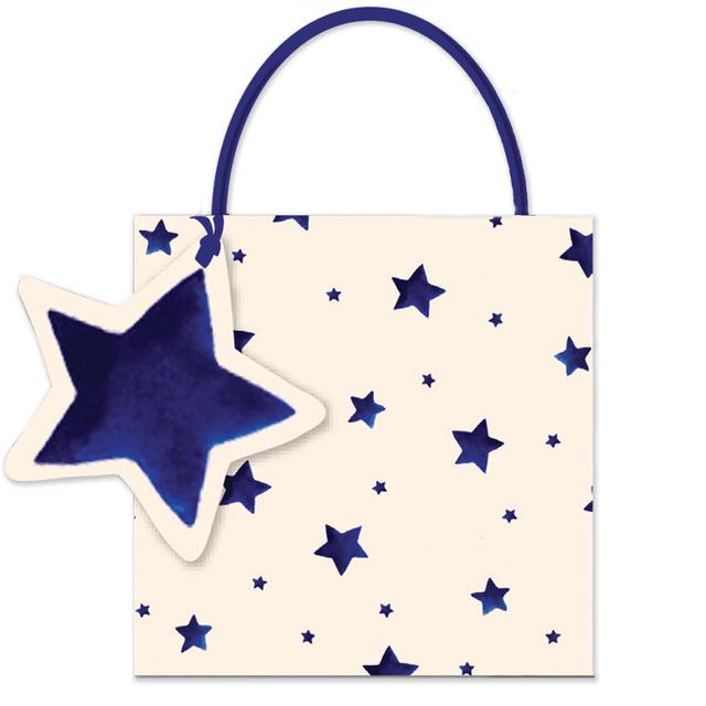 Emma Bridgewater Cream Stars Gift Bag, Small 13X13cm