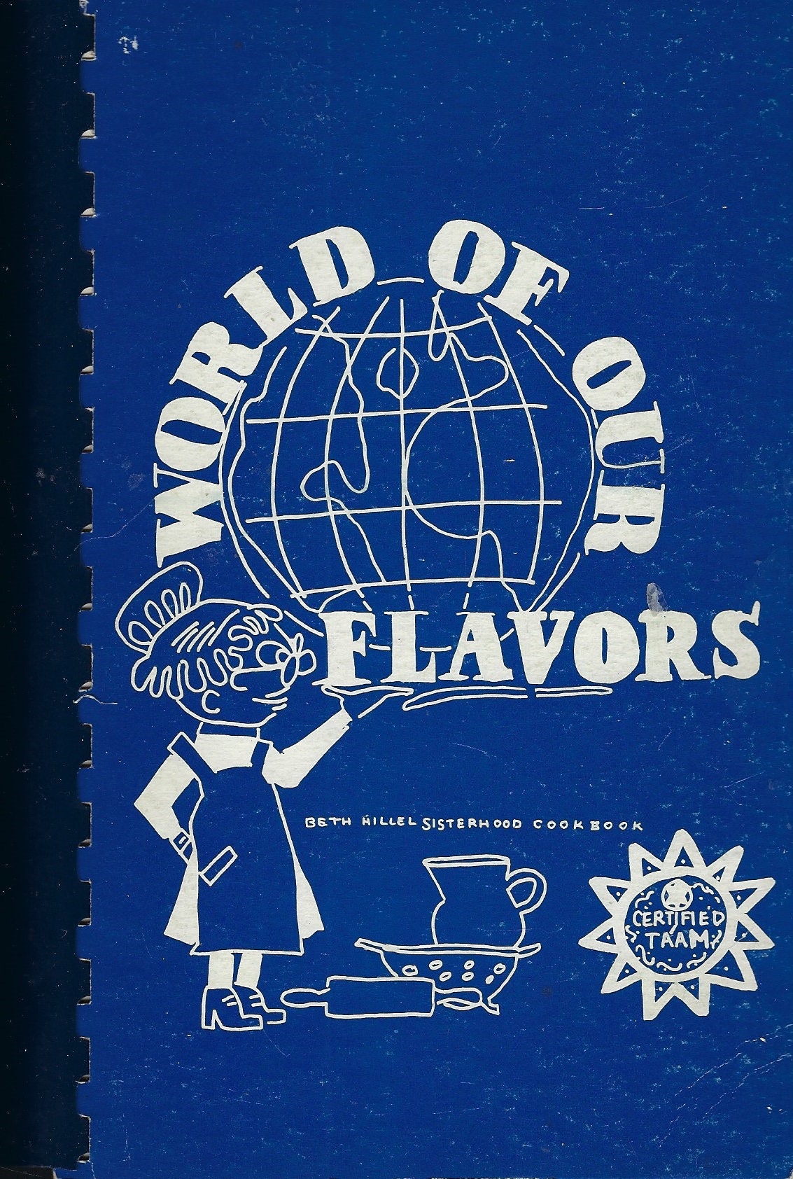 Wilmette Illinois Vintage 1978 Beth Hillel Sisterhood Ethnic Jewish World Of Our Flavors Cookbook Il Community Favorites Passover Recipes