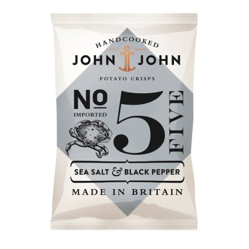 Chips "Sea Salt & Black Pepper" 40g - 66% rabatt