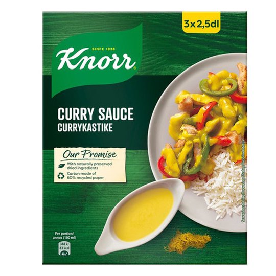 Kastikeaines Currykastike - 35% alennus