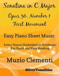 Buy Sonatina in C Major Opus 36 Number 1 First Movement Easy Piano ...