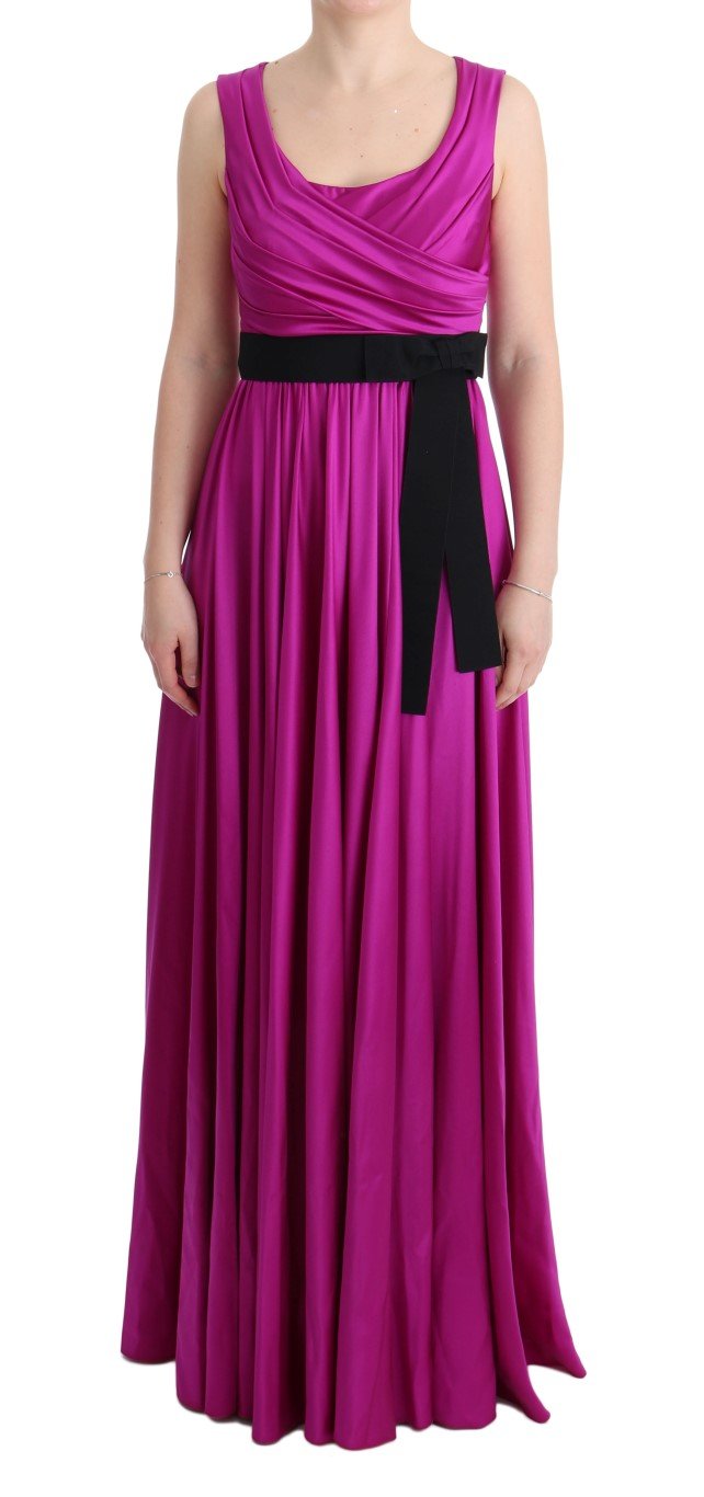 Dolce & Gabbana Women's Silk Stretch Shift Dress Pink Pink SIG60653 - IT40|S