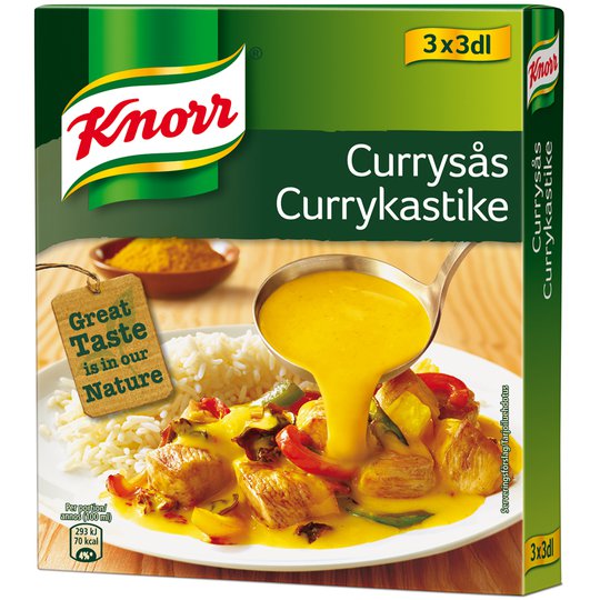 Currykastike 3 x 28g - 23% alennus
