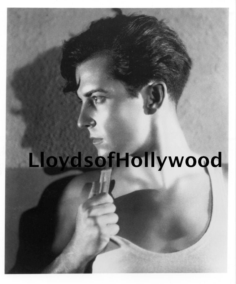 Ramon Novarro Handsome Silent Film Star Hurrell Photograph