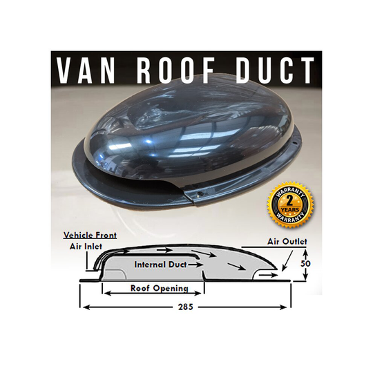 Buy AVT Van Roof Vent Passive Air Extractor Duct BLACK Online
