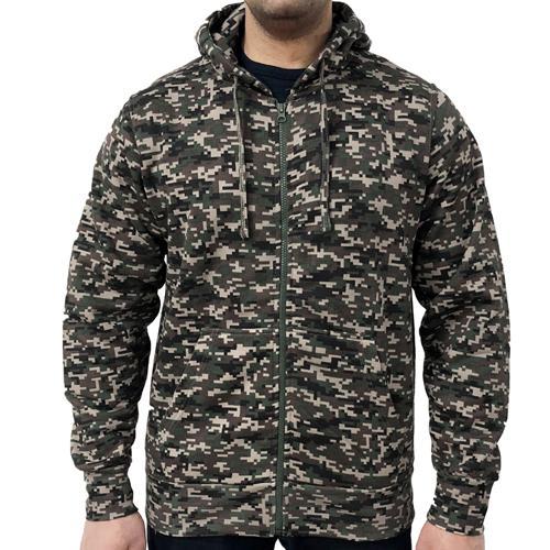 Game Technical Apparel Men's Hoodie Various Colours Game Zipper - Digital Woodland M
