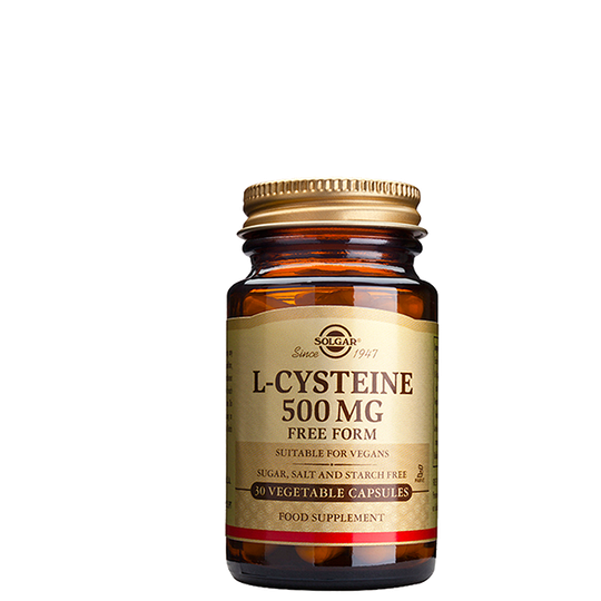 L-Cysteine, 500 mg, 30 kapslar