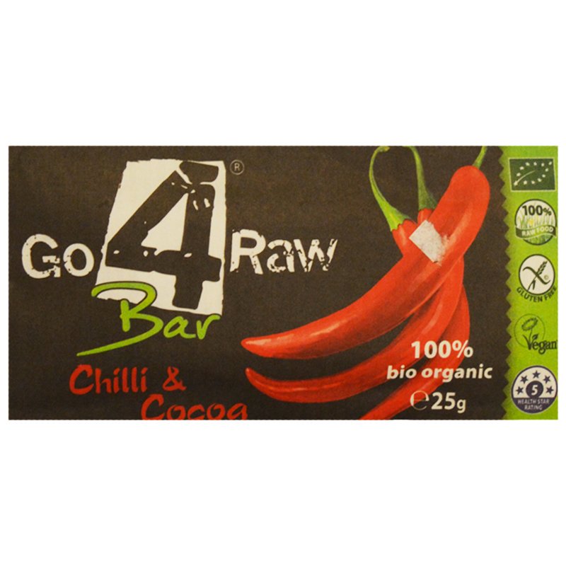 "Raw Bar" Chili & Kakao 25g - 22% rabatt