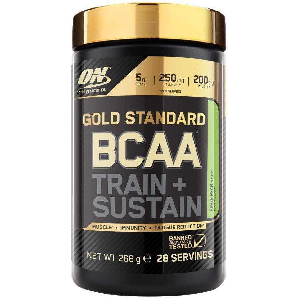 Gold Standard BCAA - Train + Sustain, Raspberry Pomegranate - 266 grams