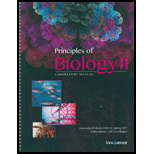 Principles of Biology II - Laboratory Manual (Custom)