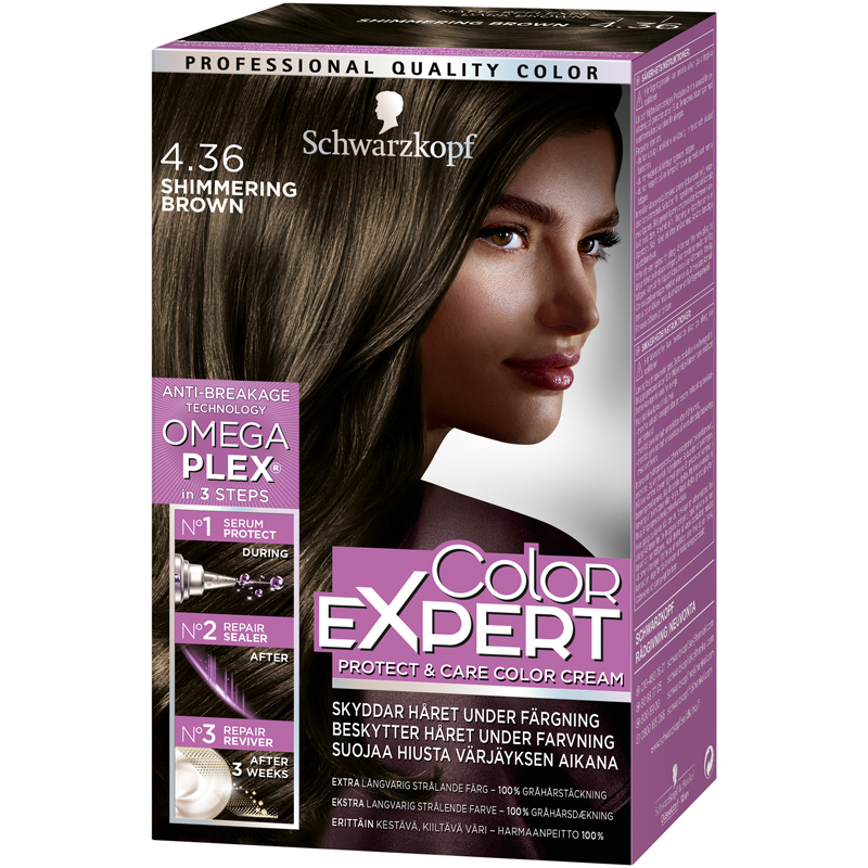 Color Expert 4.36 Shimmering Brown - 61% rabatt