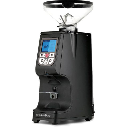 Eureka ATOM Specialty 65 elektrisk kaffekvarn, svart