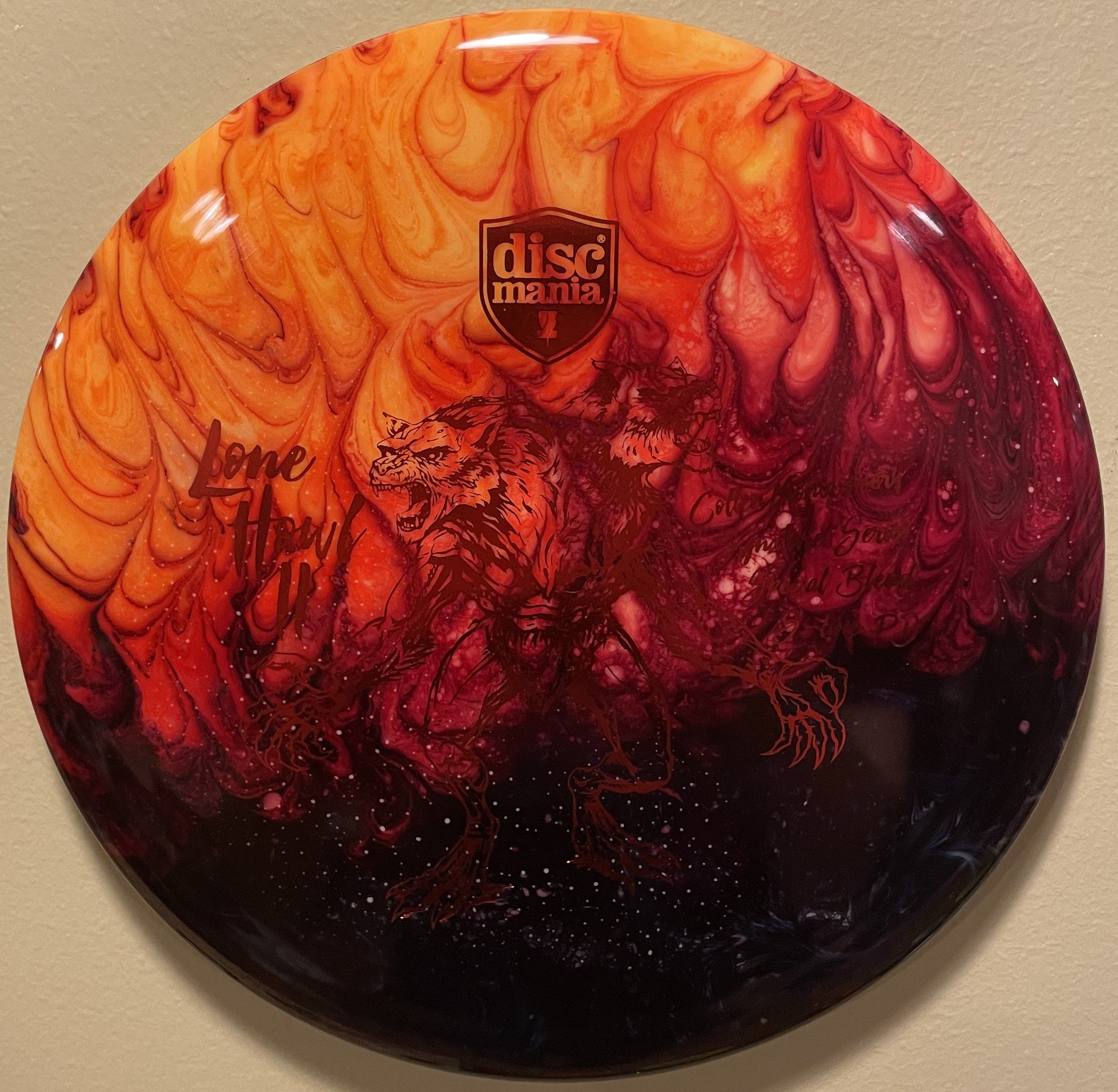 New Discmania Special Blend S-Line Pd Lone Howl 2 | Limited Edition 2020 Colten Montgomery - Custom Disc Dye Power Driver