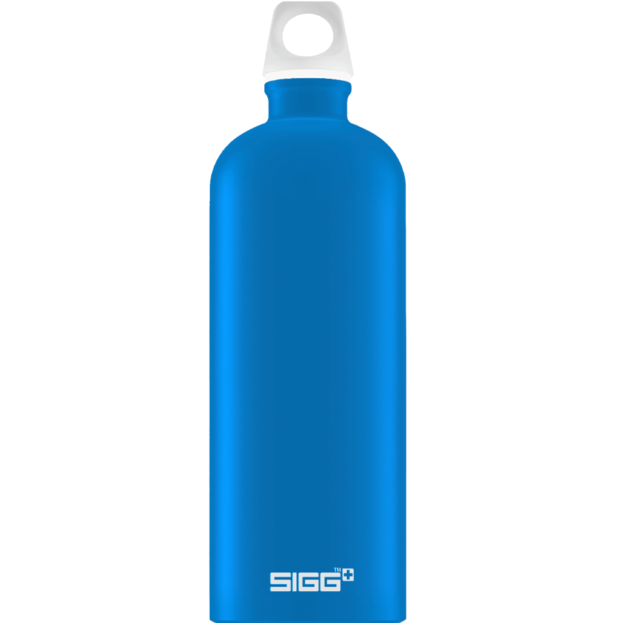 SIGG Aluminium Water Bottle, Lucid Electric Blue Touch / 0.6l