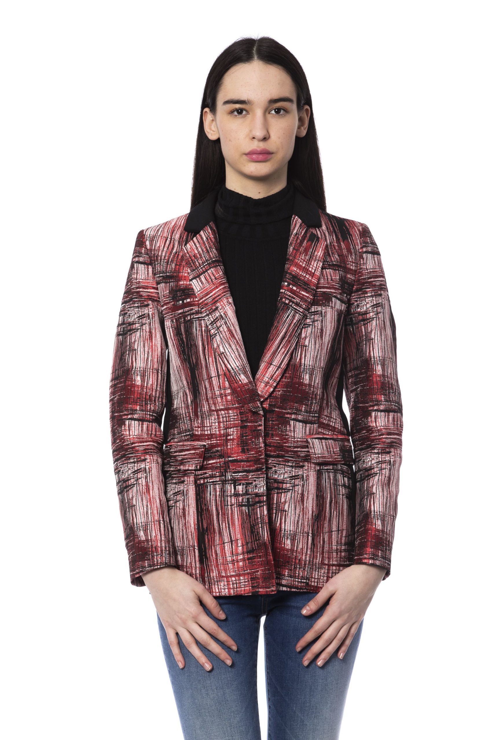 multi colored womens blazer