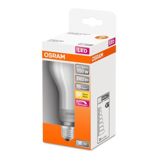 OSRAM Superstar -LED-lamppu E27 18W 2 700 K dim