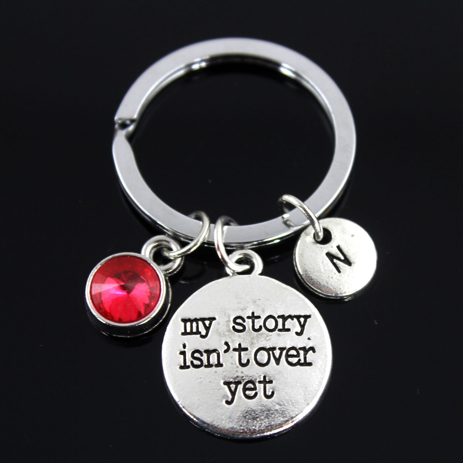 Personalized Keychain/My Story Isn't Over Yet Keychain/Graduation Keychain/Gift For Her Him