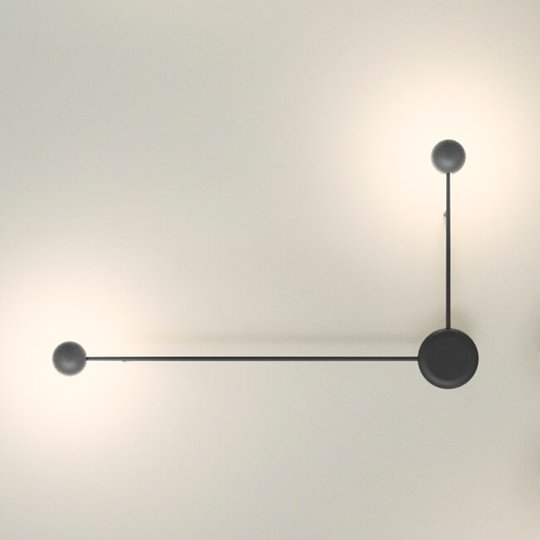 Kaksilamppuinen LED-seinävalaisin Pin