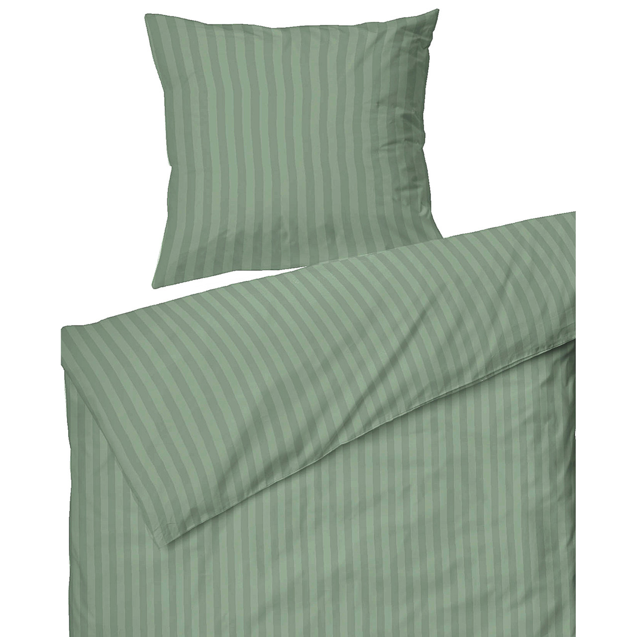 SINNERUP Stripe sengetøj (MOSS GREEN 140X220)