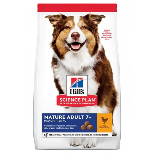 Hill's Science Plan Dog Mature Adult 7+ Medium Chicken (18 kg)