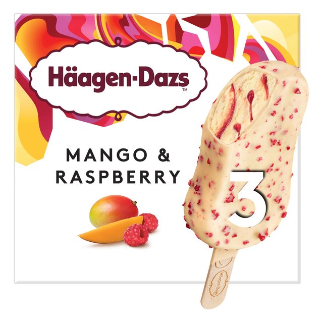 Haagen Dazs Mango & Raspberry Ice Cream Bars
