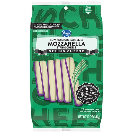 Kroger Mozzarella String Cheese - 12.0 oz