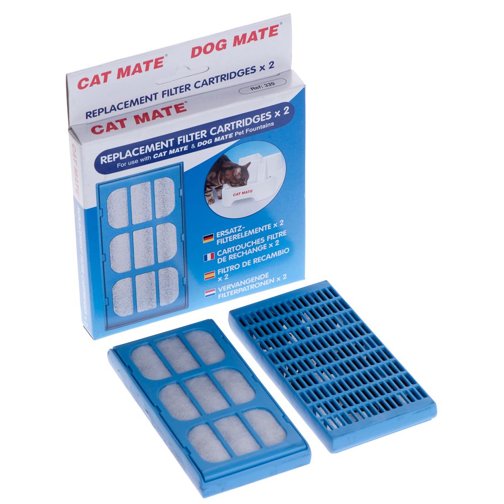Cat Mate Pet Fountain Replacement Filters - 6 Pack