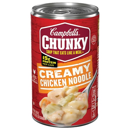 Campbell's Chunky Creamy Chicken Noodle Soup - 18.8 oz