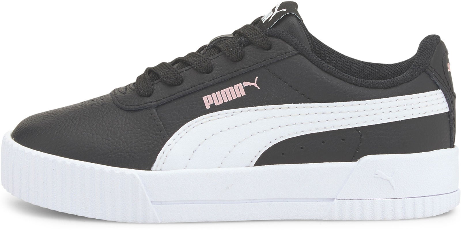 Puma Carina L PS Sneaker, Black/White, 28