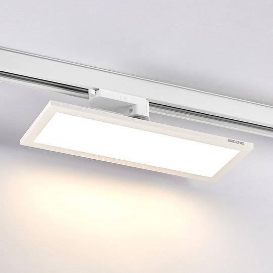 Arcchio Hairis 3-vaihe-LED-paneeli 3000K valkoinen