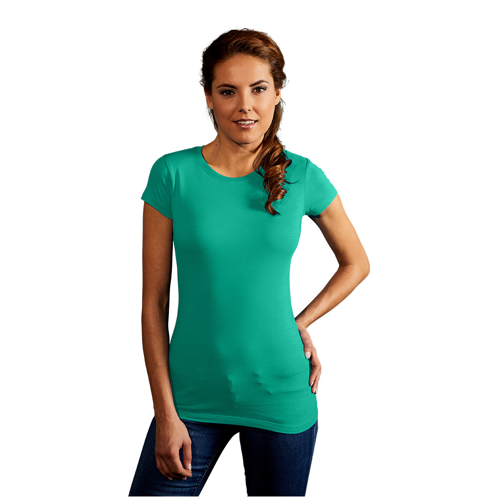 Bio T-Shirt Damen, Smaragdgrün, XL