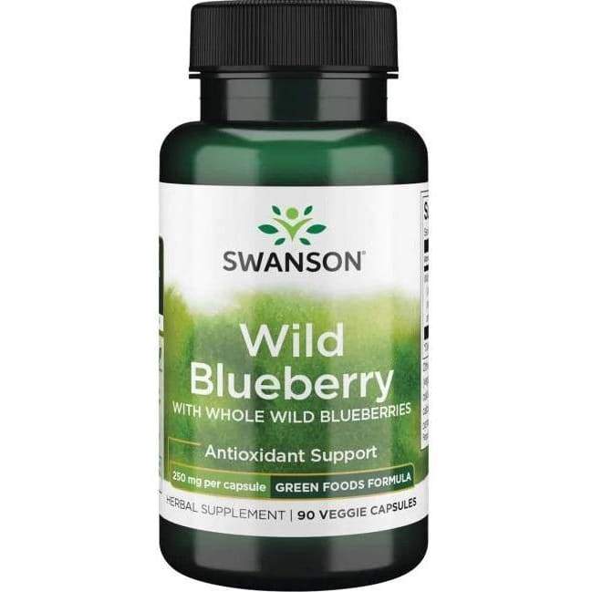 Wild Blueberry, 250mg - 90 vcaps