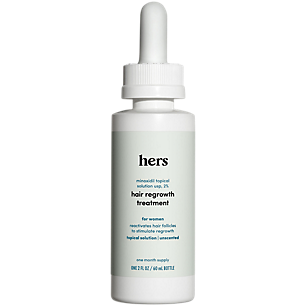 Hers Hair Regrowth Treatment with 2% Minoxidil Topical Solution - 1 Month Supply - Unscented (2 Ounces)