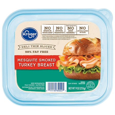 Kroger Deli Thin Sliced Mesquite Smoked Turkey Breast - 9.0 oz