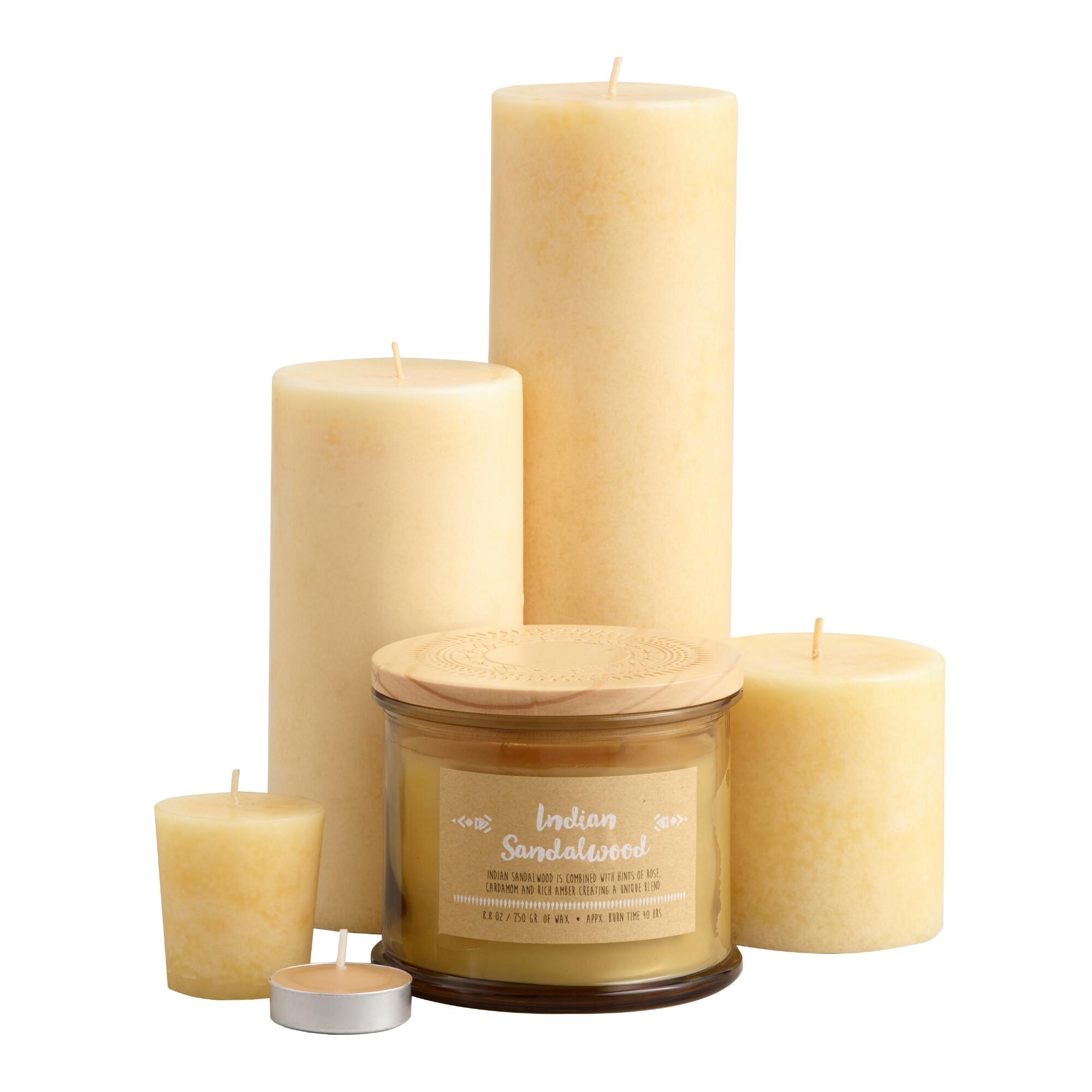 Indian Sandalwood Candle Collection by World Market