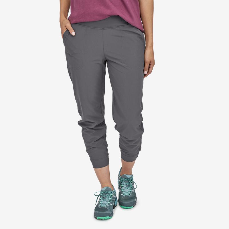 Patagonia Women's Lined Happy Hike Studio Pants, Forge Grey / S