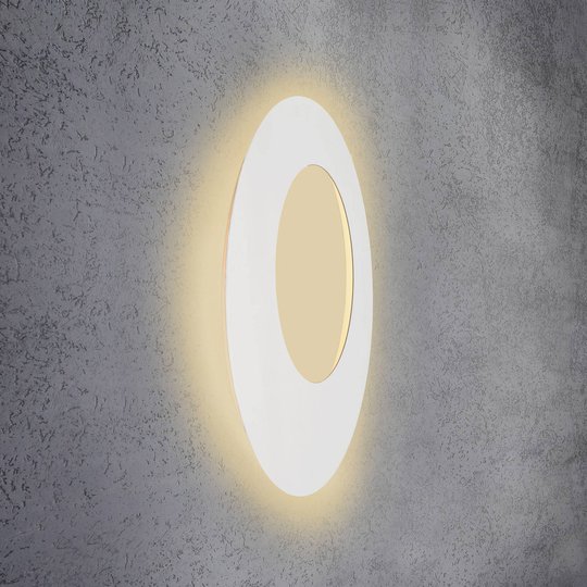 Escale Blade Open -LED-seinälamppu valkoinen Ø79cm