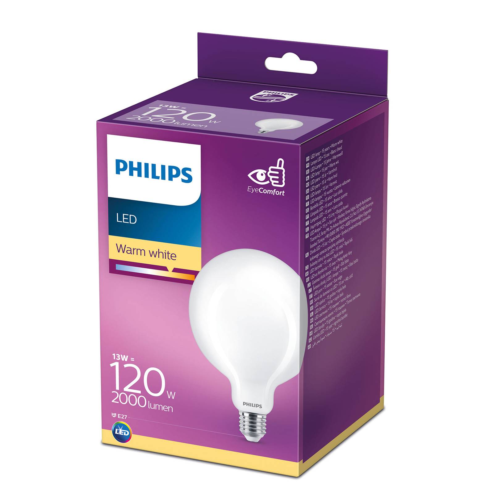 Philips LED Classic globe-lamppu E27 G120 13W
