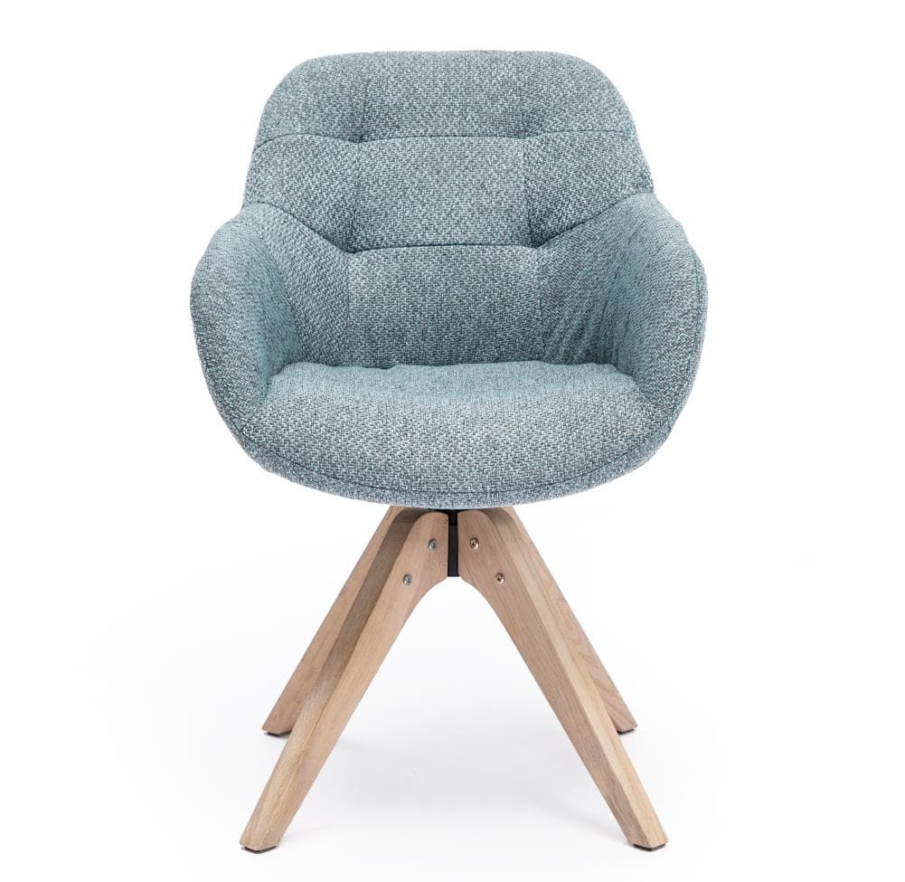 KINWELL Casual Blue Blend Accent Chair | MLA000681-BLUE