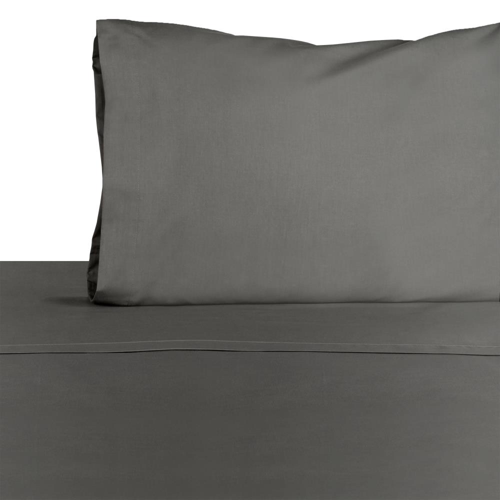 WestPoint Home Martex 225 Thread Count Sheet Twin Extra-Long Cotton Blend Bed Sheet in Gray | 028828991966